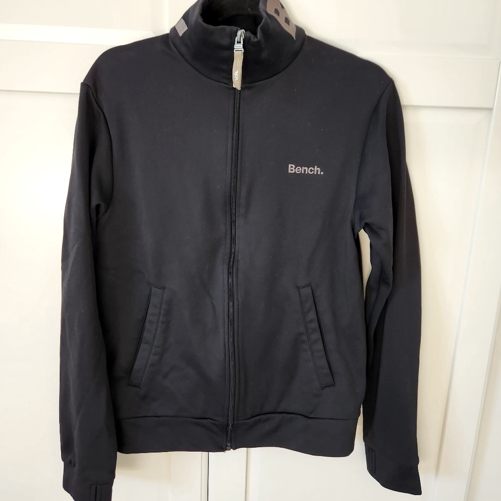 BENCH Black zipper sweater Size S